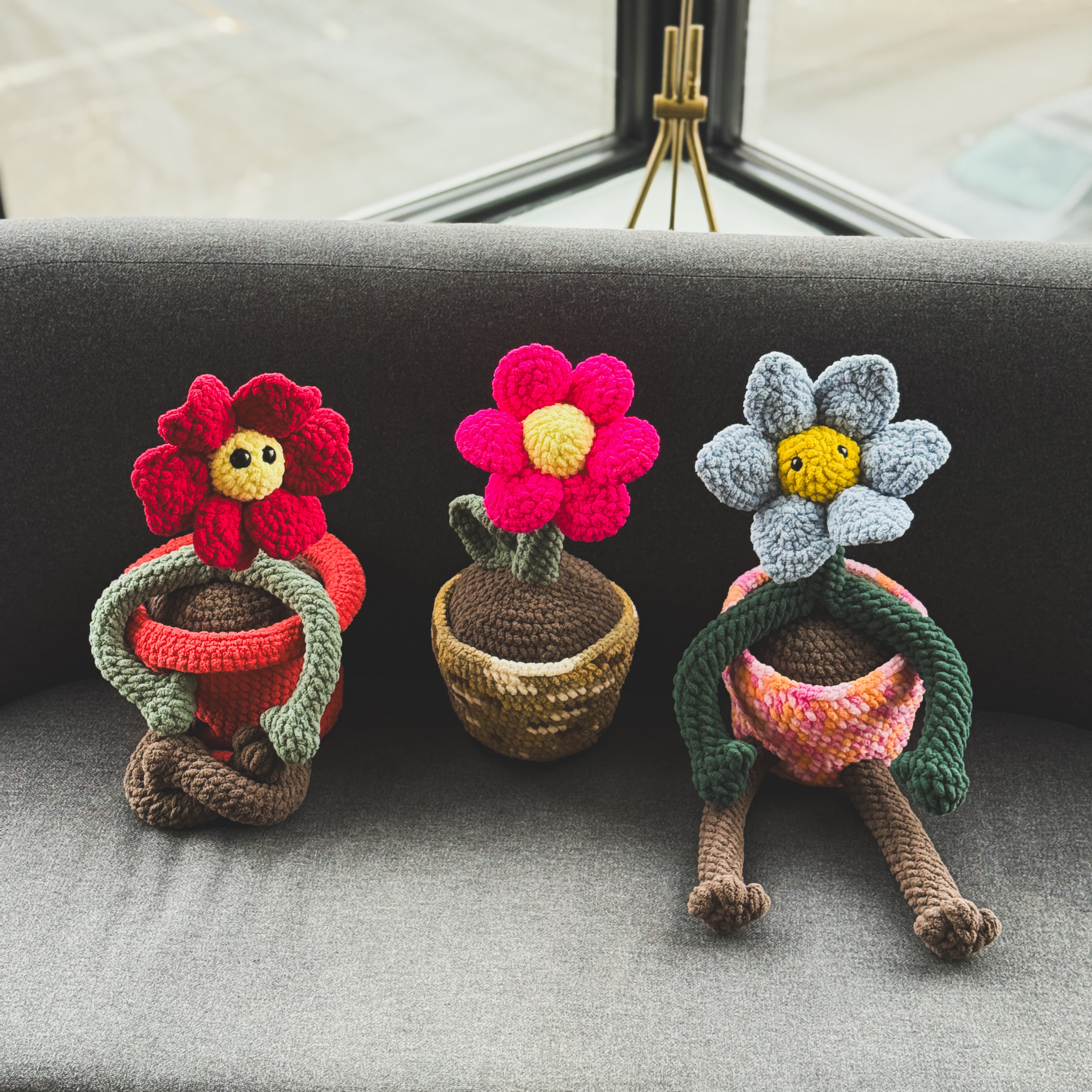 Fidget Friend Flower Crochet Pattern | Digital PDF File | Desk Pal - Image 4