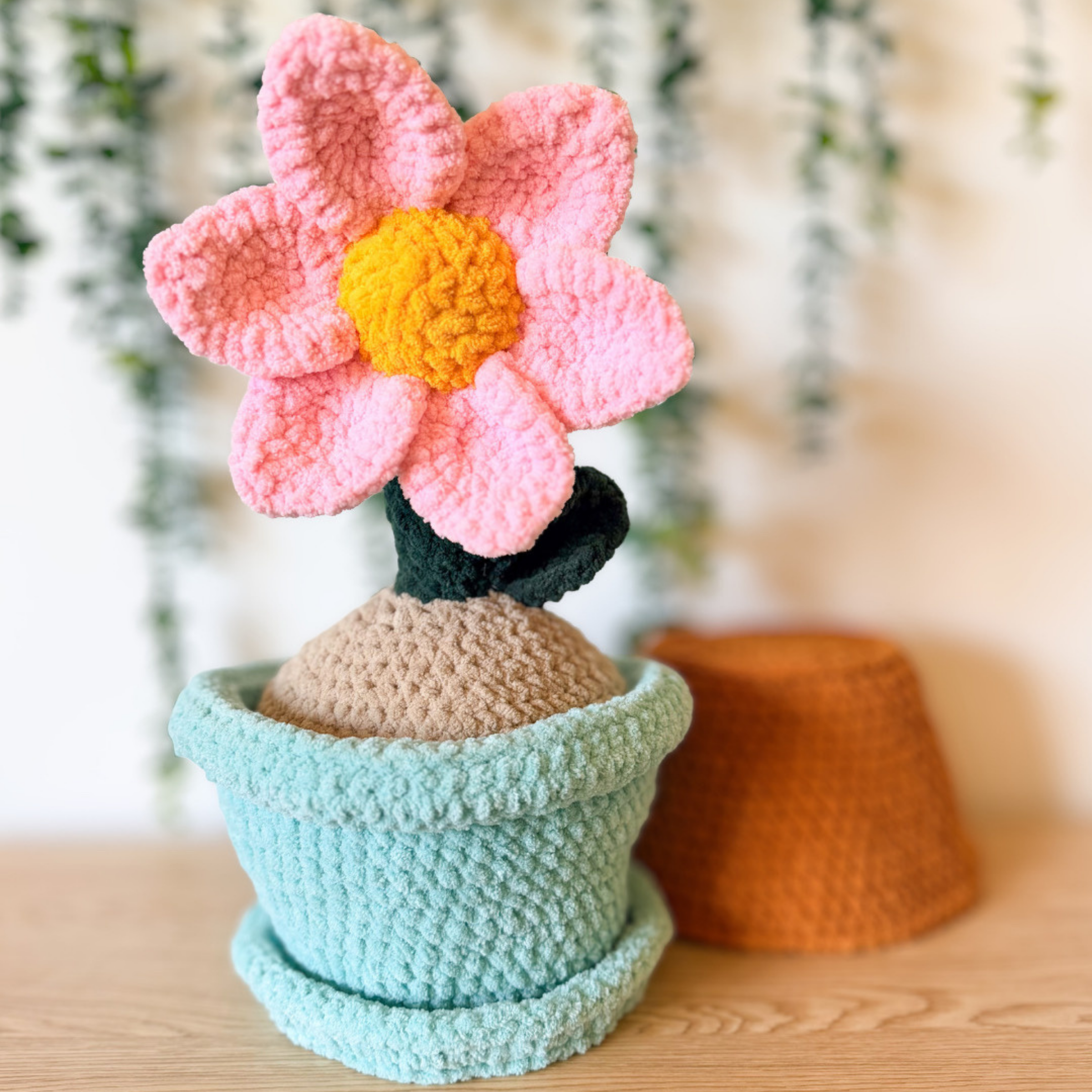 Fidget Friend Flower Crochet Pattern | Digital PDF File | Desk Pal - Image 3