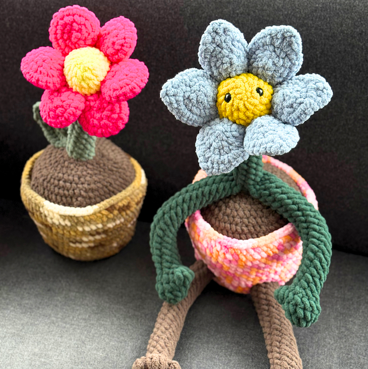 Fidget Friend Flower Crochet Pattern | Digital PDF File | Desk Pal - Image 6