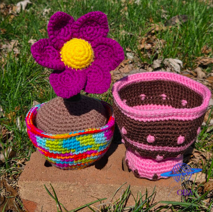 Fidget Friend Flower Crochet Pattern | Digital PDF File | Desk Pal - Image 9