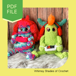 Tamer and Mackenzie Monster Bundle Pattern Pack - Stella’s Monsters