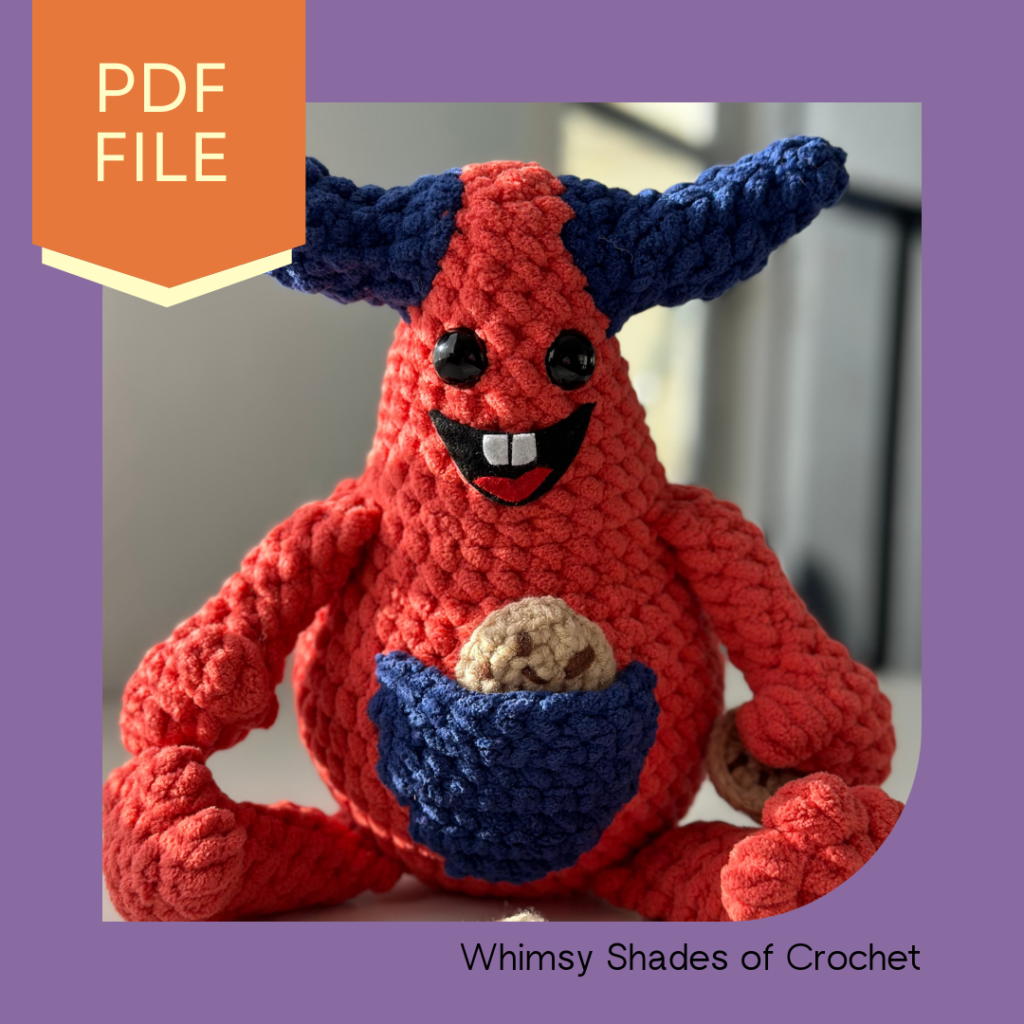 Miles the Muncher Monster Pattern