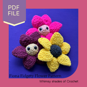 Fiona Fidgety Flower - Cute Crochet Fidget Pattern