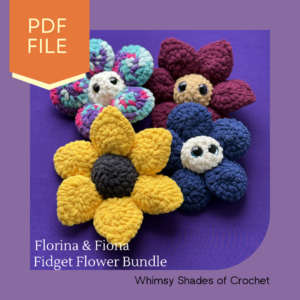 Quick Flower Fidget Patten Bundle - TWO Fidget Flowers