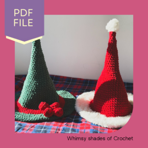 Witchy Vibes Hat Pattern (Elf & Santa) - A Christmas Accessory Must Have